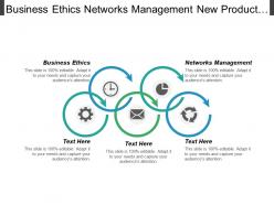 Business ethics networks management new product development plan template cpb