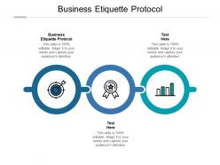 Business etiquette protocol ppt powerpoint presentation file slide cpb