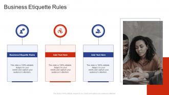 Business Etiquette Rules In Powerpoint And Google Slides Cpb