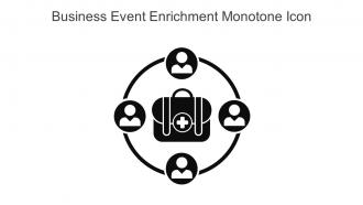 Business Event Enrichment Monotone Icon In Powerpoint Pptx Png And Editable Eps Format