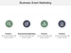 Business event marketing ppt powerpoint presentation model background cpb