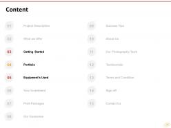 Business Event Photography Proposal Template Powerpoint Presentation Slides