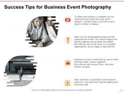 Business Event Photography Proposal Template Powerpoint Presentation Slides