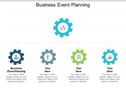 Business event planning ppt powerpoint presentation gallery slide cpb