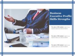 Business executive profile skills strengths