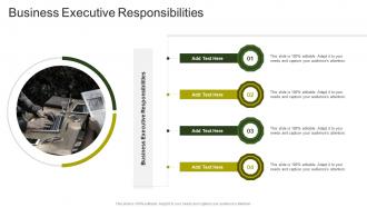 Business Executive Responsibilities In Powerpoint And Google Slides Cpb