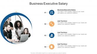 Business Executive Salary In Powerpoint And Google Slides Cpb