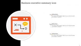 Business Executive Summary Icon