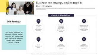 Business Exit Plan And Its Need For The Stakeholders Powerpoint Presentation Slides