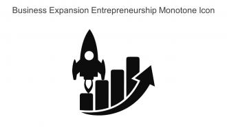 Business Expansion Entrepreneurship Monotone Icon In Powerpoint Pptx Png And Editable Eps Format
