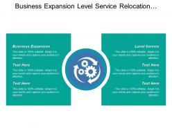 Business expansion level service relocation restructuring increased productivity