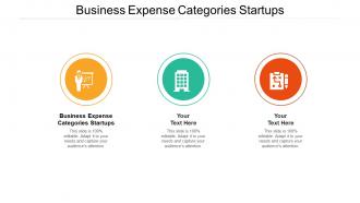 Business expense categories startups ppt powerpoint presentation styles slide cpb
