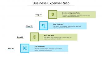 Business Expense Ratio In Powerpoint And Google Slides Cpb