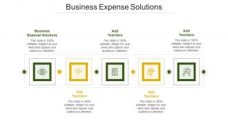 Business Expense Solutions In Powerpoint And Google Slides Cpb