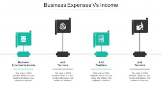 Business Expenses Vs Income Ppt Powerpoint Presentation Styles Icons Cpb