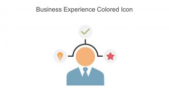 Business Experience Colored Icon In Powerpoint Pptx Png And Editable Eps Format