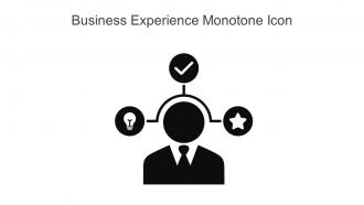 Business Experience Monotone Icon In Powerpoint Pptx Png And Editable Eps Format