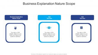 Business Explanation Nature Scope In Powerpoint And Google Slides Cpb