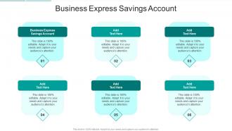 Business Express Savings Account In Powerpoint And Google Slides Cpb