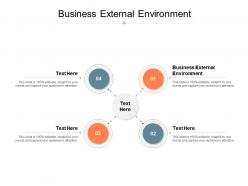 Business external environment ppt powerpoint presentation gallery good cpb