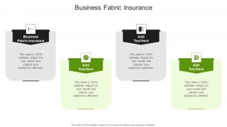 Business Fabric Insurance In Powerpoint And Google Slides Cpb