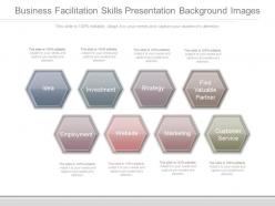 Business facilitation skills presentation background images
