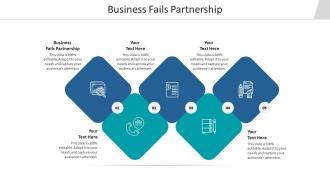 Business fails partnership ppt powerpoint presentation summary sample cpb