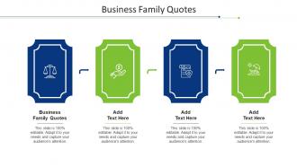 Business Family Quotes Ppt Powerpoint Presentation Infographics File Formats Cpb