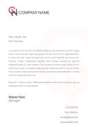 Business finance company letterhead design template