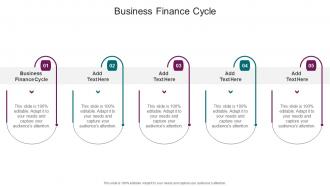 Business Finance Cycle In Powerpoint And Google Slides Cpb