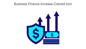 Business Finance Increase Colored Icon In Powerpoint Pptx Png And Editable Eps Format