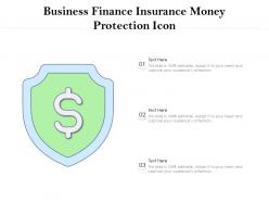Business finance insurance money protection icon