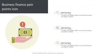 Business Finance Pain Points Icon