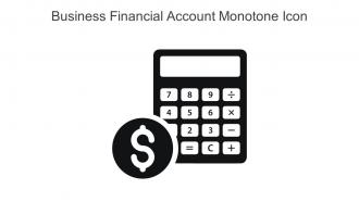 Business Financial Account Monotone Icon In Powerpoint Pptx Png And Editable Eps Format
