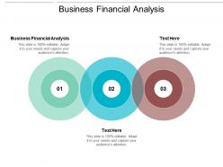 Business financial analysis ppt powerpoint presentation ideas vector cpb