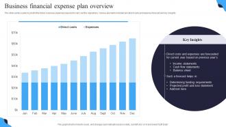 Business Financial Expense Plan Overview