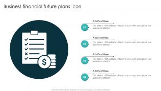 Business Financial Future Plans Icon