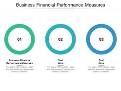 Business financial performance measures ppt powerpoint presentation infographics cpb