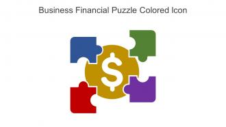 Business Financial Puzzle Colored Icon In Powerpoint Pptx Png And Editable Eps Format