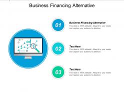 Business financing alternative ppt powerpoint presentation gallery designs download cpb
