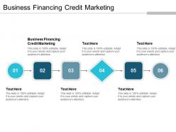 Business financing credit marketing ppt powerpoint presentation gallery slides cpb