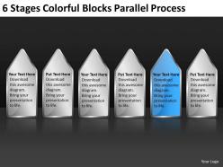 Business flow chart blocks parallel process powerpoint templates ppt backgrounds for slides