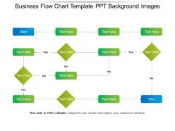 Business flow chart template ppt background images