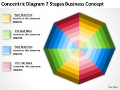 Business Flow Diagram 7 Stages Concept Powerpoint Templates PPT Backgrounds For Slides 0522