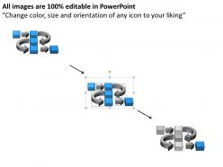 Business flow diagram example complex chart project management powerpoint templates
