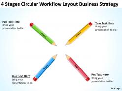 Business flow diagram layout strategy powerpoint templates ppt backgrounds for slides