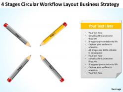 Business flow diagram layout strategy powerpoint templates ppt backgrounds for slides
