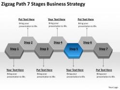Business flow diagrams 7 stages strategy powerpoint templates ppt backgrounds for slides 0522