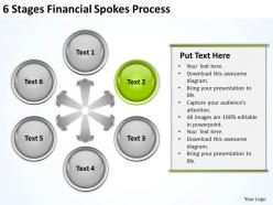 Business flow diagrams financial spokes process powerpoint templates ppt backgrounds for slides