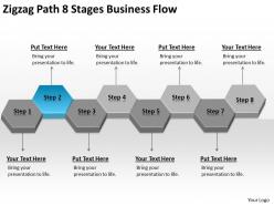 Business flow diagrams path 8 stages powerpoint templates ppt backgrounds for slides 0522
